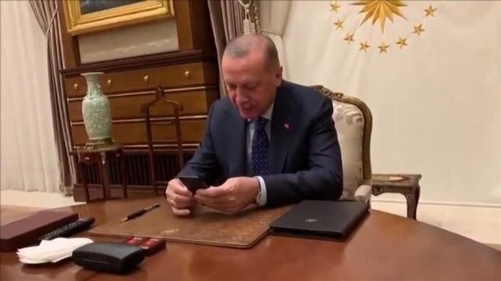 Cumhurbaşkanı Erdoğan, Azize Çelik ile telefonda görüştü