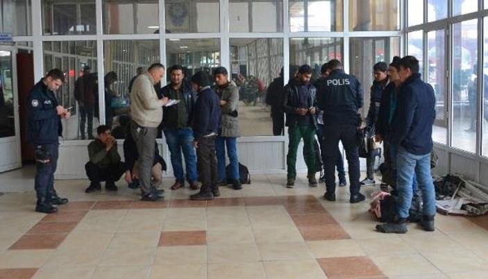 Adana'da 12 kaçak göçmen yakalandı