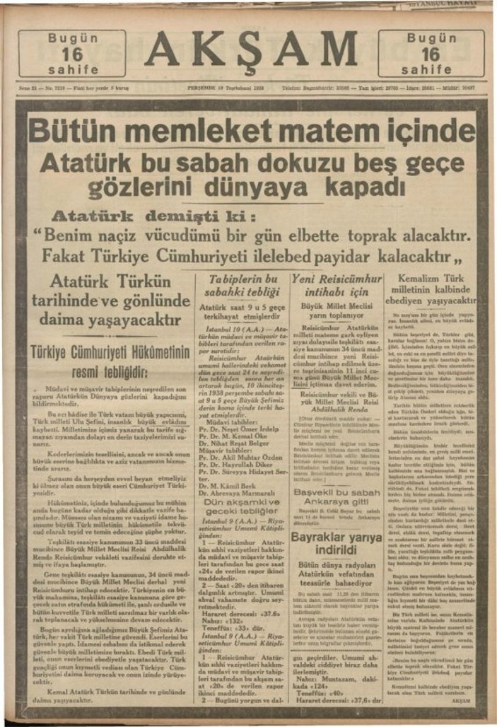 1928-1942 yıllarından 18.422 cilt gazete paylaşıma açıldı