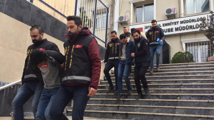 İstanbul'da hırsızların yakalanma anı