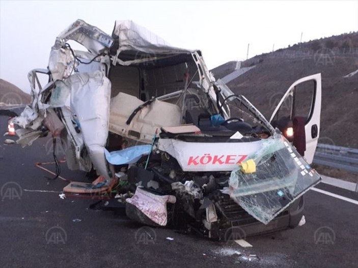 Manisa'da trafik kazası:1 ölü