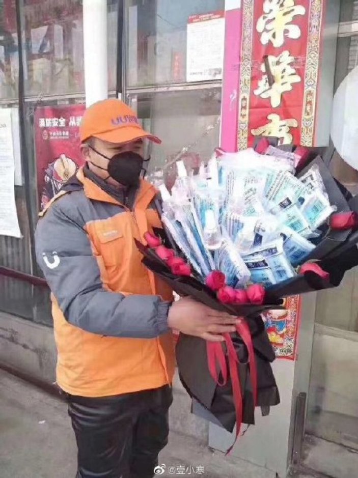 Koronavirüs Çin'de 14 Şubat'ı da etkiledi