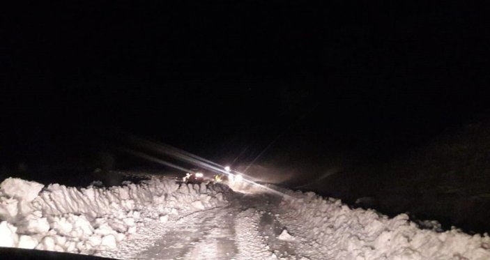 Siirt'te 30 köy yolu, kar nedeniyle kapandı