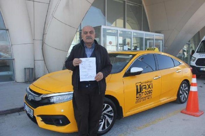 Kırşehir'de, kaçak göçmen taşıyan taksi şoförüne ceza