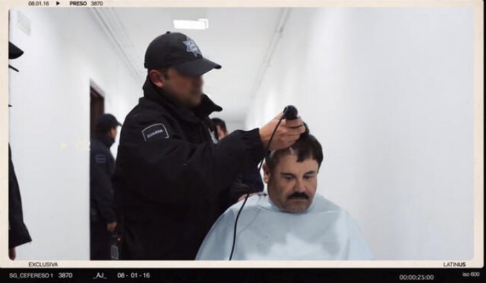 El Chapo'nun görüntüleri paylaşıldı