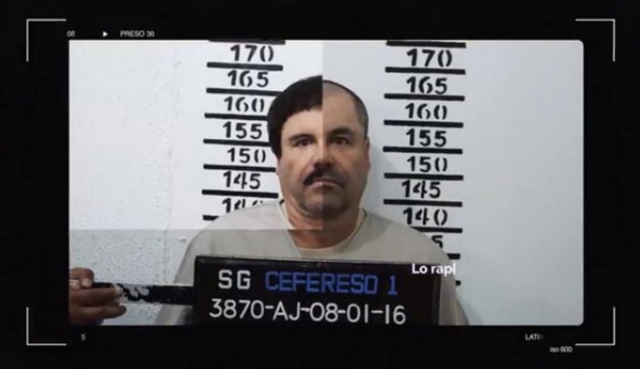 El Chapo'nun görüntüleri paylaşıldı