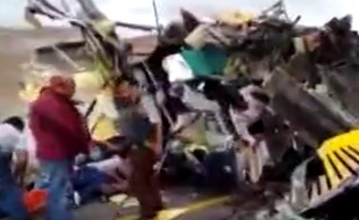 Peru'da otobüs kazası: 10 ölü, 40 yaralı