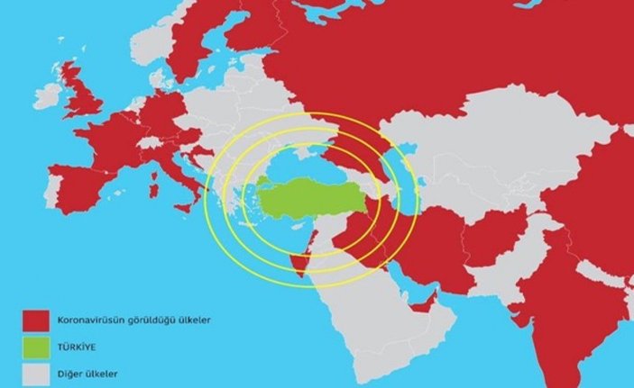 Koronavirüs vakaları Türkiye'nin çevresini sarıyor