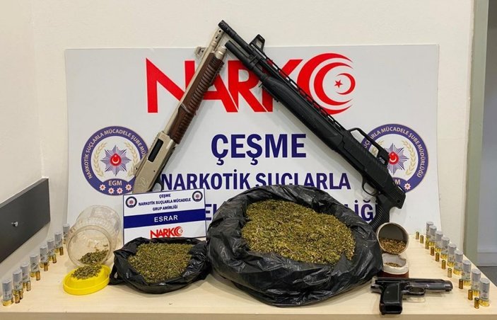 İzmir'de uyuşturucu operasyonunda 1 kişi tutuklandı