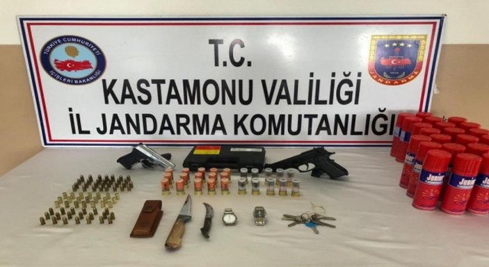 Kastamonu'da tabutta silah saklayan zanlı yakalandı