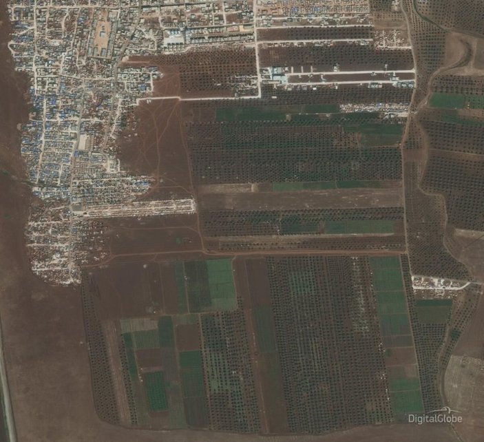 İdlib'deki yıkımın uydu görüntüleri