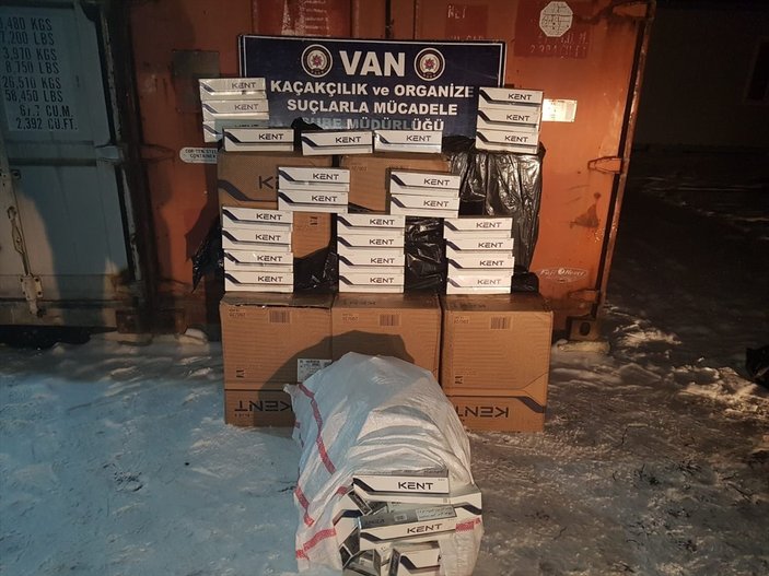 Van'da iki ayda 142 bin paket kaçak sigara ele geçirildi