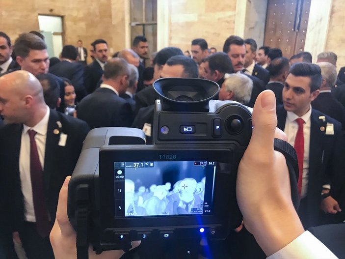 Cumhurbaşkanı Erdoğan'a termal kameralı koruma