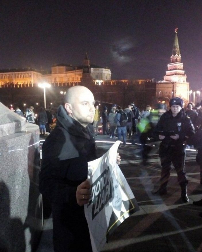 Putin'in görev süresi nedeniyle protestolar başladı