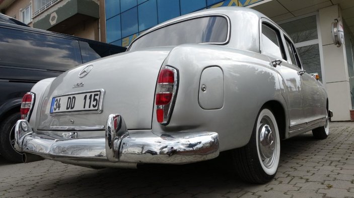 1960 model klasik otomobiline 100 bin TL harcadı