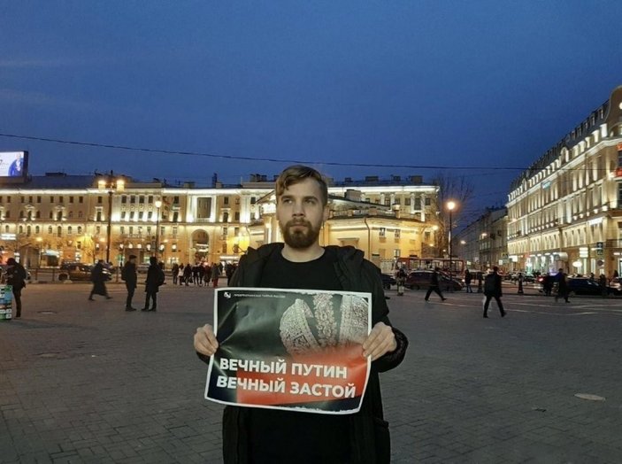Putin'in görev süresi nedeniyle protestolar başladı