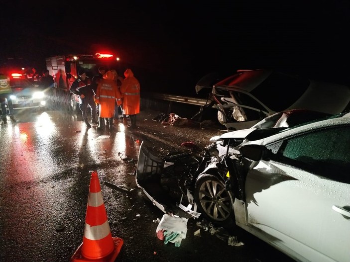 Sinop'ta trafik kazası: 4 ölü 6 yaralı