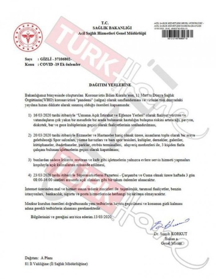 Sağlık Bakanı Koca'dan sahte belge açıklaması