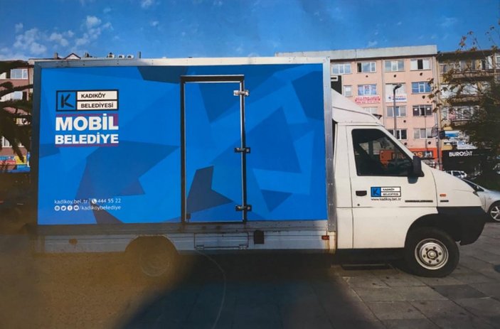Kadıköy'de mobil belediye hizmeti başladı