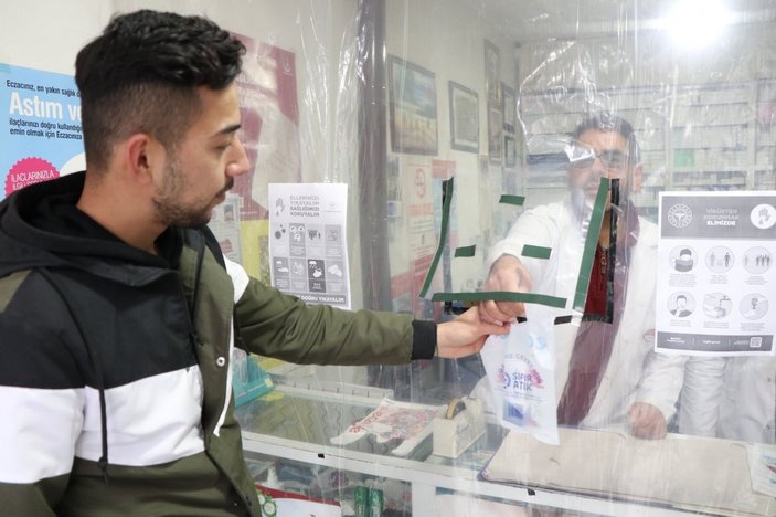 Kırşehir'de koronavirüse karşı streçli önlem