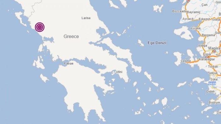 Yunanistan'ın Thesprotia kentinde 5,7 büyüklüğünde deprem