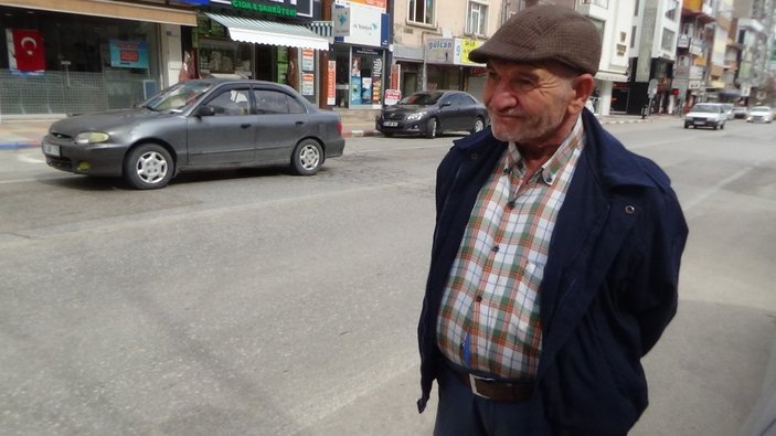 Afyonkarahisar'da polisi gören yaşlı adam kaçmaya çalıştı