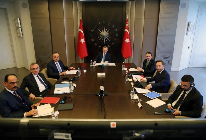 Erdoğan, telekonferansla G20 Zirvesi'ne katıldı