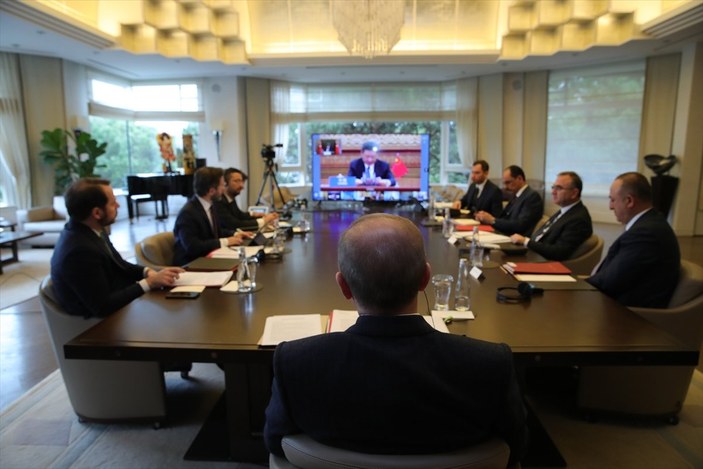 Erdoğan, telekonferansla G20 Zirvesi'ne katıldı