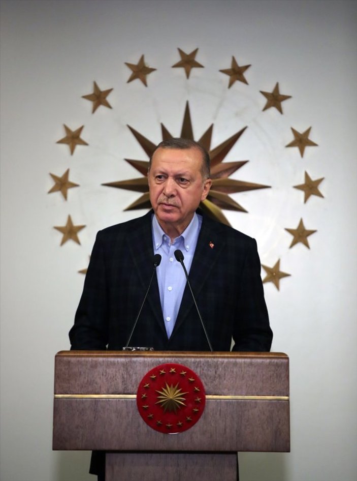 Cumhurbaşkanı Erdoğan'dan evde kalın uyarısı