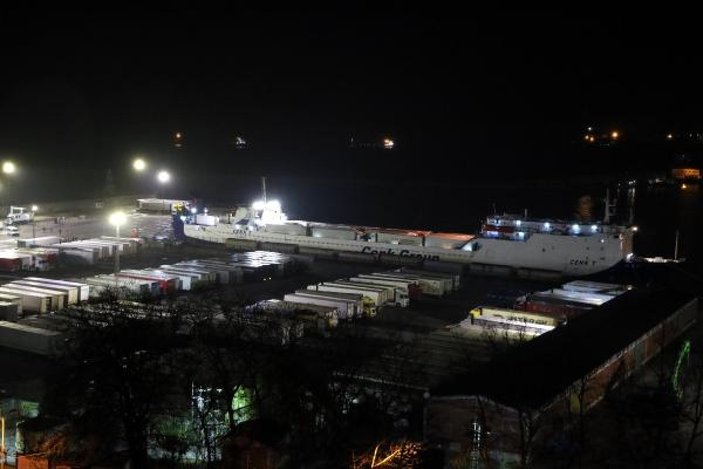 Ukrayna'dan gemiyle gelen 18 tır şoförü daha karantinada
