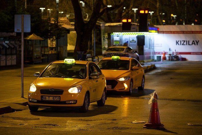 Ankara'da plaka sınırlamasına uymayan taksiciye ceza