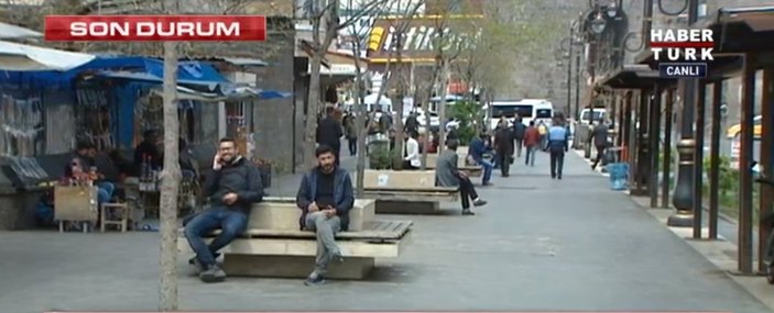 Evde Kal çağrısı Diyarbakır'da karşılık bulmadı