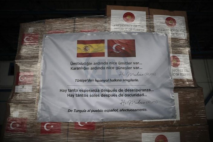 Türkiye'nin korona yardımına teşekkür mesajları