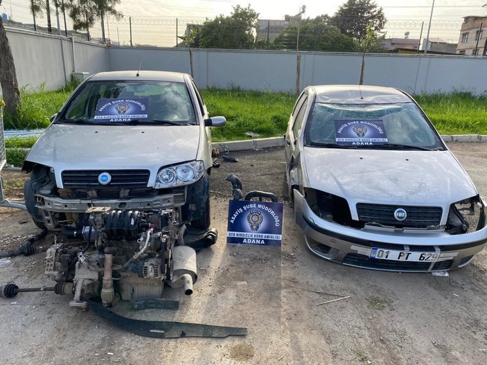 Adana'da çekiciyle otomobil çalan iki şüpheli yakalandı