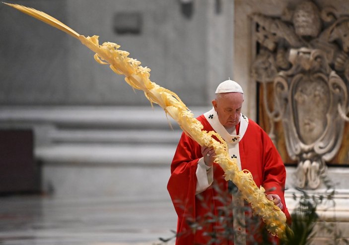 Vatikan, Palmiye Pazarı kutlamalarında boş kaldı