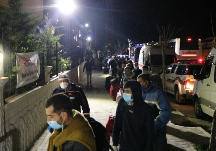 Irak'tan gelen 511 Türk vatandaşı karantinaya alındı