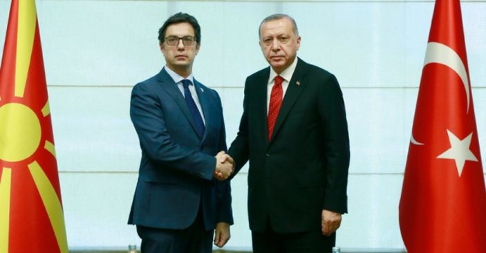 Erdoğan, Makedonya Cumhurbaşkanı ile görüştü