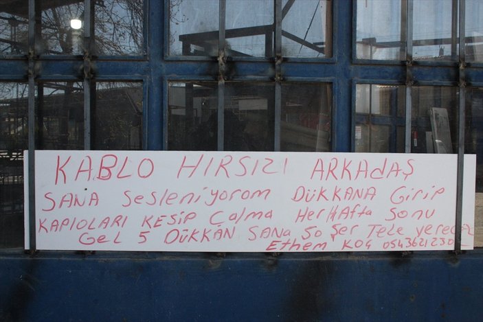 Edirne'de iş yeri 6 kez soyulan esnaftan hırsıza çağrı