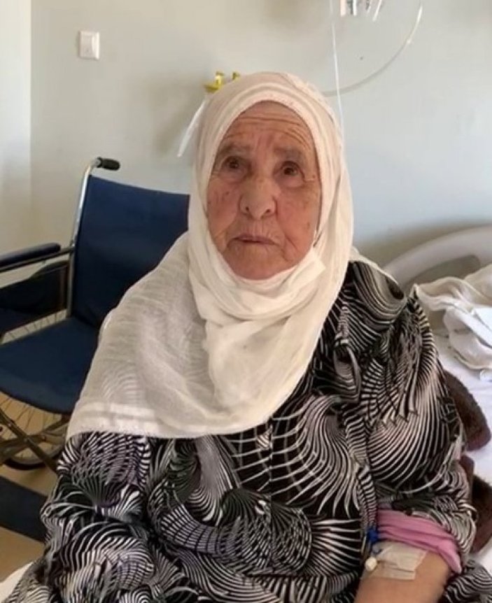 90 yaşındaki kadın, koronayı atlattı