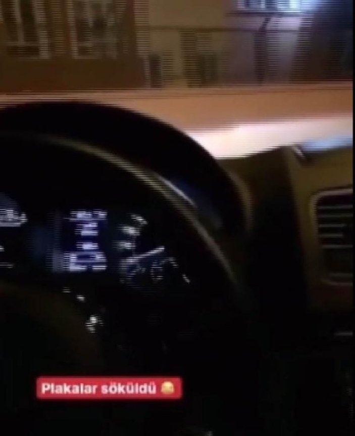 Konya'da otomobilin plakasını söken şahıs yakalandı