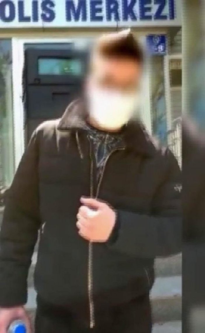 Konya'da otomobilin plakasını söken şahıs yakalandı