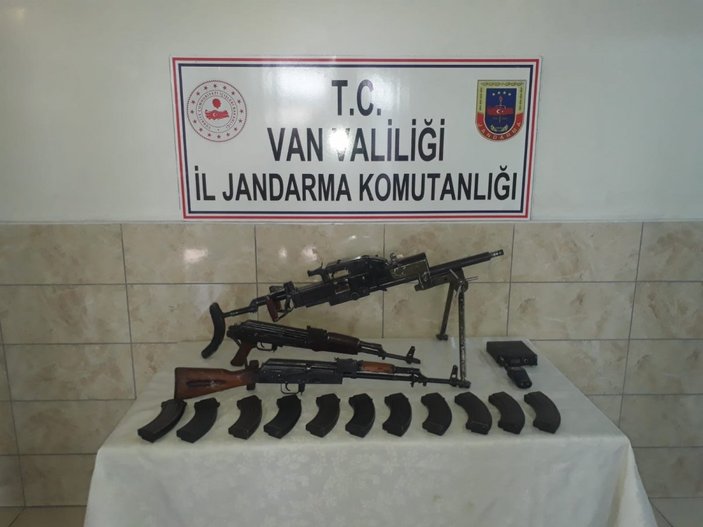 Van'da PKK/KCK'ya ait silah ve mühimmat ele geçirildi