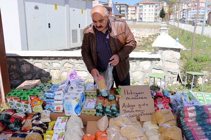 Amasya'da ihtiyaç sahipleri için hayır tezgahı