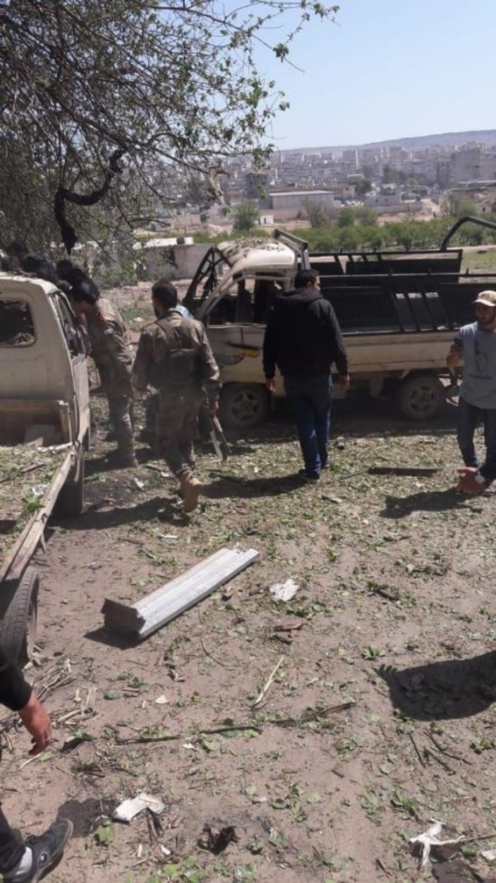 Afrin'deki patlamada 3 kişi yaralandı