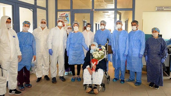 Iğdır'da 85 yaşındaki KOAH hastası koronayı yendi