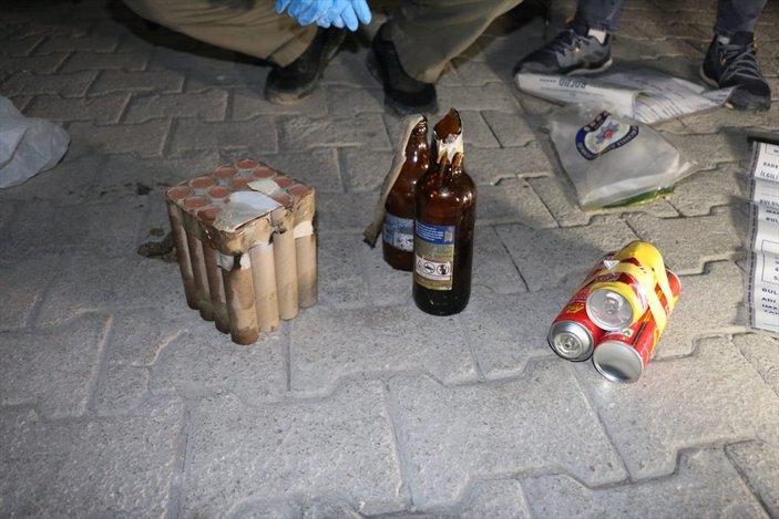 Polise molotofkokteyliyle saldıran 5 kişi tutuklandı