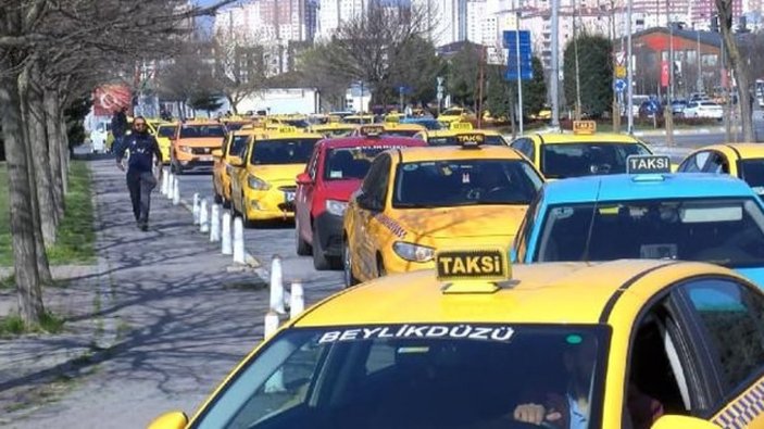 Taksicilerden koronavirüs yardım talebi