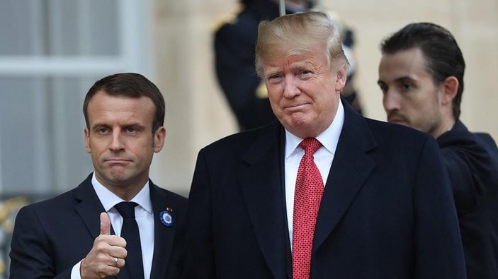 Trump ve Macron'un koronavirüs görüşmesi