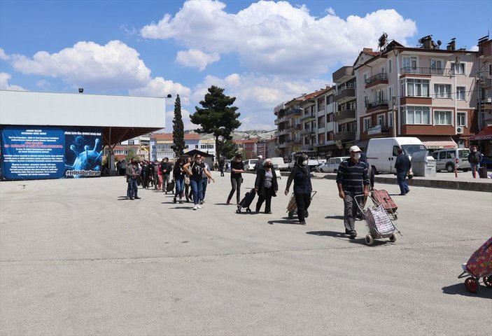 Burdur'da halk pazarına termal kameralı önlem