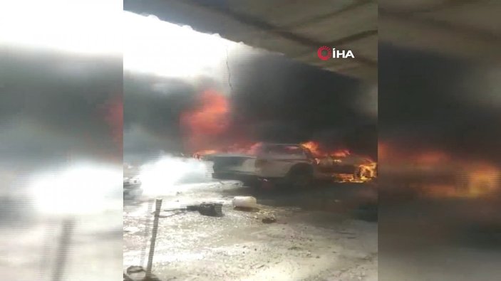 Afrin'de bomba yüklü tankerle terör saldırısı